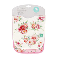 All4Ella Pullover Head Bib 2pk - Floral